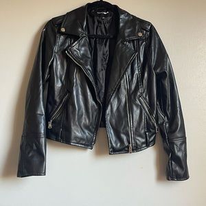 Faux Leather Jacket